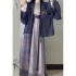 Chinese Women Hanfu Dresses Set Women Oriental Ancient Costumes Party Cosplay Princess Fancy Outfit Purple Hanfu Set A661