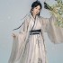 Chinese Traditional Hanfu Dresses Women Improved Hanfu Dresses Set V Neck Kimono Oriental Dresses Cosplay Wear A665