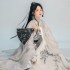 Chinese Traditional Hanfu Dresses Women Improved Hanfu Dresses Set V Neck Kimono Oriental Dresses Cosplay Wear A665