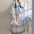 chinese ming dynasty improved women stand collar big sleeve embroidery thicked daily autumn fairy hanfu dress