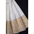 chinese improved ancient ming dynasty pleated long skirt for women hot stamping elegant daily retro women hanfu skirt