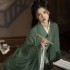 Ming Dynasty Han Suit Women Green Hanfu Robe Traditional Ancient Clothes Female Photo Shooting Princess Fairy Costumes Student