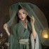 Ming Dynasty Han Suit Women Green Hanfu Robe Traditional Ancient Clothes Female Photo Shooting Princess Fairy Costumes Student