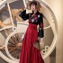 Chinese Women Dresses Spring Ancient Role Play Summer Fairy Daily Student Ancient waist length Han Suit