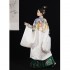 Ancient Ming Dynasty Hanfu Standing Collar Long Robe Long Jacket Coat Women Chinese Traditional Elegant Clothing