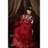 Ancient Ming Dynasty Hanfu Standing Collar Long Robe Long Jacket Coat Women Chinese Traditional Elegant Clothing