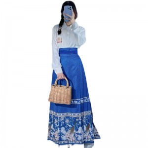 Hanfu Clothing Costumes Improved Chinese Element Women Dresses Hanfu Chinese Suit Skirt Daily Student Costumes