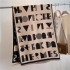 Alphabet scarf Women double face imitation cashmere scarf comfortable air conditioning shawl cover blanket widened thick neck