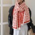 Women printed thick imitation cashmere shawl wrap design blanket Steal Buvanda Echarpe