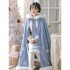 Han Suit Cloak Women Winter Warmth Chinese Coat Hooded Cloak Coat Ancient Traditional Plush Thickened Women Red