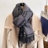 Women double face thickened student bib large shawl neck guard