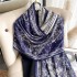 Autumn winter imitation cashmere double sided scarf Ladies cloak temperament bib air conditioned room star shawl