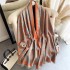 Korean version of the thousand bird print imitation cashmere scarf fashion early autumn warm bib shawl