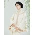 Original Song Made Han Element Hanfu Costumes Cloak Embroidered Shawl Coat Spinning Skirt Autumn Winter Clothes