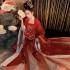 Original Tang Dynasty Hanfu Dresses Traditional Chinese Women Elegant Floral Embroidery Stage Wear Outfit Empress Suit