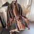 Original design of European alphabet scarf autumn winter imitation cashmere scarf women shawl warm neck