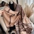 Original design of European alphabet scarf autumn winter imitation cashmere scarf women shawl warm neck