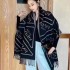 European Letters Printed Scarf Women Autumn Winter Thick Double Sided Cashmere Scarf Shawl Wholesale
