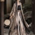 Original Hanfu Suit Women Improved Long Guzi Daily Ancient Qi Waist Ru Skirt Ancient Dresses 3 Piece Set