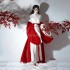 chinese retro traditional wei jin dynasty hanfu crossed collar loose princess fairy women hanfu Dresses dance Costumes a762