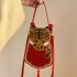 Chinese Traditional Hanfu Handbag Ancient Bag Chinese Nee Year Embroidery Tiger Bag Decor Hanfu Accessories Vintage Bag P1