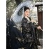 Modern Hanfu Women Chinese Traditional Dresses Kimonos Ancient Tang Dynasty Set Cosplay Retro Suit Black
