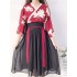 Hanfu Han Element Ancient Chinese Ming Dynasty Improvement Traditional Clothing Women Asian Dresses Girl Lovely Coat Skirt