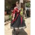 Hanfu Han Element Ancient Chinese Ming Dynasty Improvement Traditional Clothing Women Asian Dresses Girl Lovely Coat Skirt