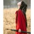 Winter Hanfu Dresses Chinese Ancient Traditional Outfit Female Carnival Cosplay Costumes Red Cloak 2pcs Sets