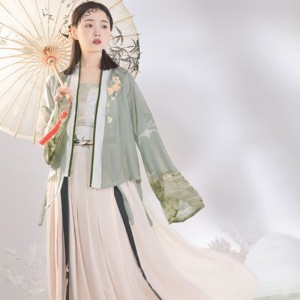 Women Hanfu Dresses Traditional Chinese Print Fairy Outfit Ancient Dance Stage Costumes Oriental Princess Cosplay Dresses Set