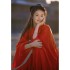 Chinese Traditional Hanfu Dresses for Women Dance Cosplay Costumes Female Spring Festival Red Casual Outfits Plus Size 2PCS Sets