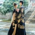 Ancient Chinese Traditional Dresses Black Hanfu Sets Paired Clothing Couple Cosplay Costumes Oriental Dance Men Women