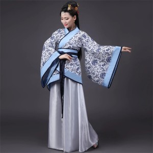 Adult Hanfu National Costumes Ancient Chinese Cosplay Women Hanfu Clothes Lady Chinese Stage Dresses