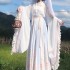 Women Hanfu Traditional Chinese Clothing Festival Outfit Fairy Embroidery Ancient Folk Stage Performance Dance Costumes