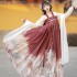 CozyForms Hanfu Dresses Women Chest length Skirts Chinese Costumes Spring Summer Daily Style