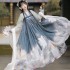 CozyForms Hanfu Dresses Women Chest length Skirts Chinese Costumes Spring Summer Daily Style