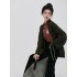 Original Song Ming Made Hanfu Costumes Knitted Aircraft Sleeve Jacket Han Element Stand Up Collar Corduroy Song Pants