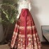 Hanfu Ming Traditional Chinese Cardigan Dresses for Women Spring Autumn Ma Mian Skirt