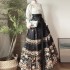 Hanfu Ming Traditional Chinese Cardigan Dresses for Women Spring Autumn Ma Mian Skirt