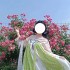 Chinese Traditional Hanfu Dresses Suit Chest Length Skirt Butterfly Embroidery Cosplay Skirt