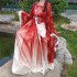 Hanfu Female Chinese Queen Fairy Tang Dynasty Hezi Skirt Han Element Embroidery Daily Princess Elegant Luxury Set