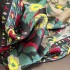 Chinese spring autumn thin floral simulation silk scarf shawl female mother everything matching decoration