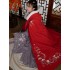 Women Hanfu Cloak Winter Warm Blue Coat Chinese Thick Overcoat Hooded Ancient Traditional Cosplay Ladies Clothing