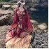 Northern Southern Dynasties Hanfu Sexy Womens Chinese Dresses Fall Winter Fashion Dresses Hanfu Wedding Dress