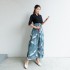 Festival Hanfu Clothing Crane Printed Folk Dance Costumes Top Skirt Set Traditional Chinese Clothing Women Dress