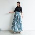Festival Hanfu Clothing Crane Printed Folk Dance Costumes Top Skirt Set Traditional Chinese Clothing Women Dress
