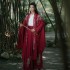 Chineses Hanfu Men Women Cross collar Waist Length Wei Jin Large Sleeve Shirt Embroidery Couple Students Class Clothes