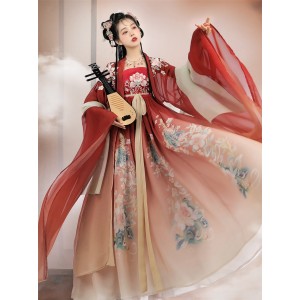 Chinese Traditional Hanfu Cosplay Costumes Princess Dresses Improved Fairy Elegant Beautiful Girl Asian Retro Fashion
