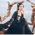 Plus Size Women Chinese Traditional Hanfu Female Halloween Cosplay Costumes Black White Hanfu Dresses For Women