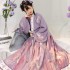 Hanfu Clothe Ming Dynasty Women Traditional Chinese Clothing Stand collar Pleated Skirt Outfit Embroidery Ancient Clothing